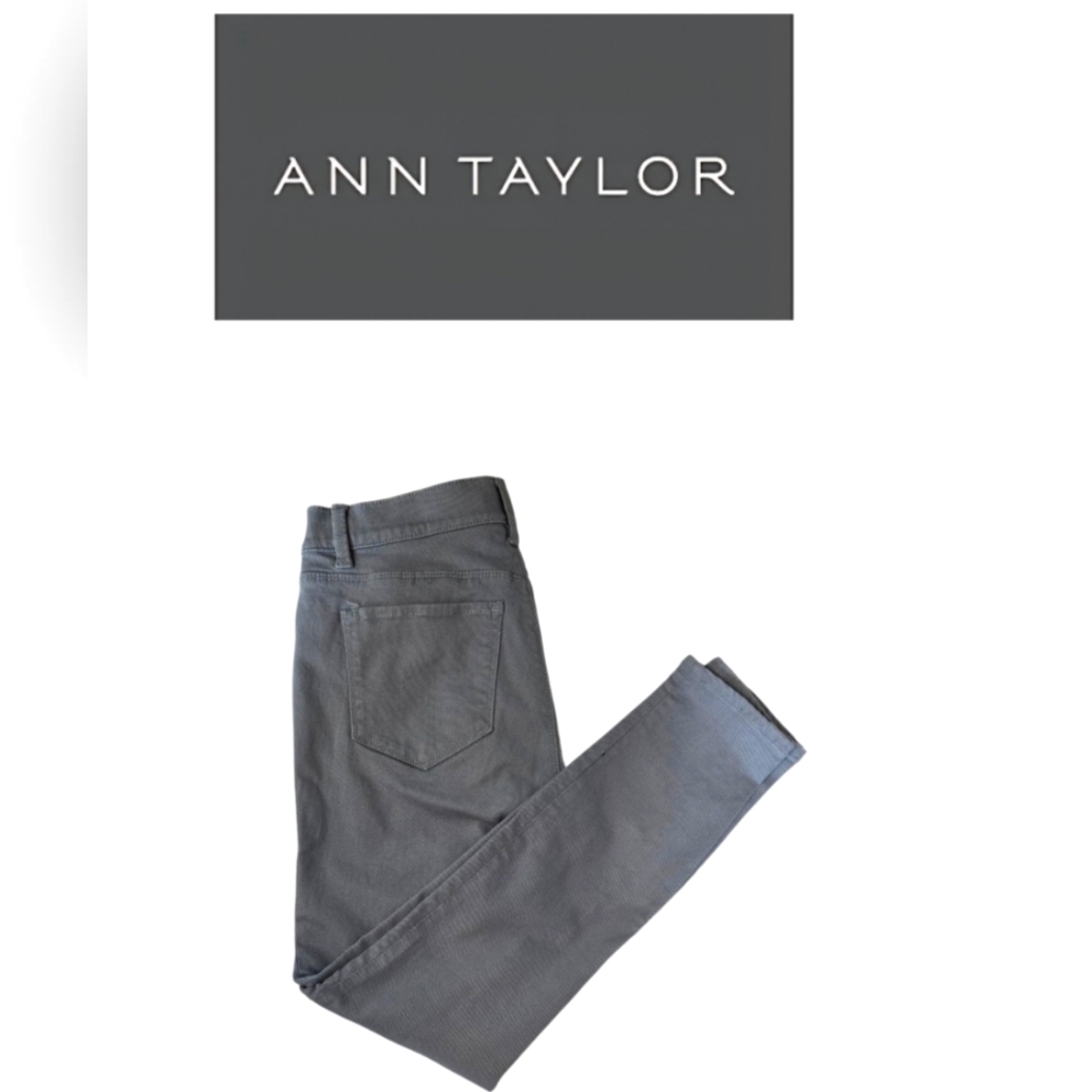 Ann Taylor Women's Modern Skinny Jeans in Gray Size 2